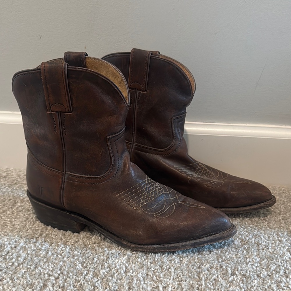 Frye Leather Western Boots